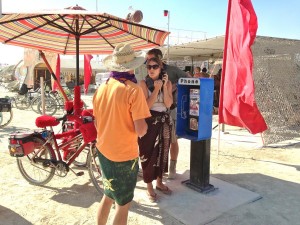 Burning Man pay phone