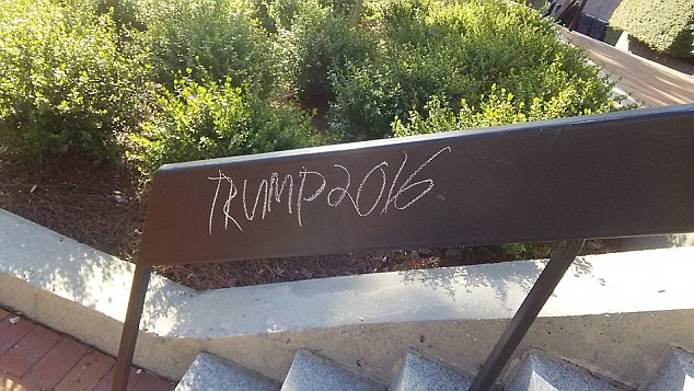 Trump 2016 graffiti