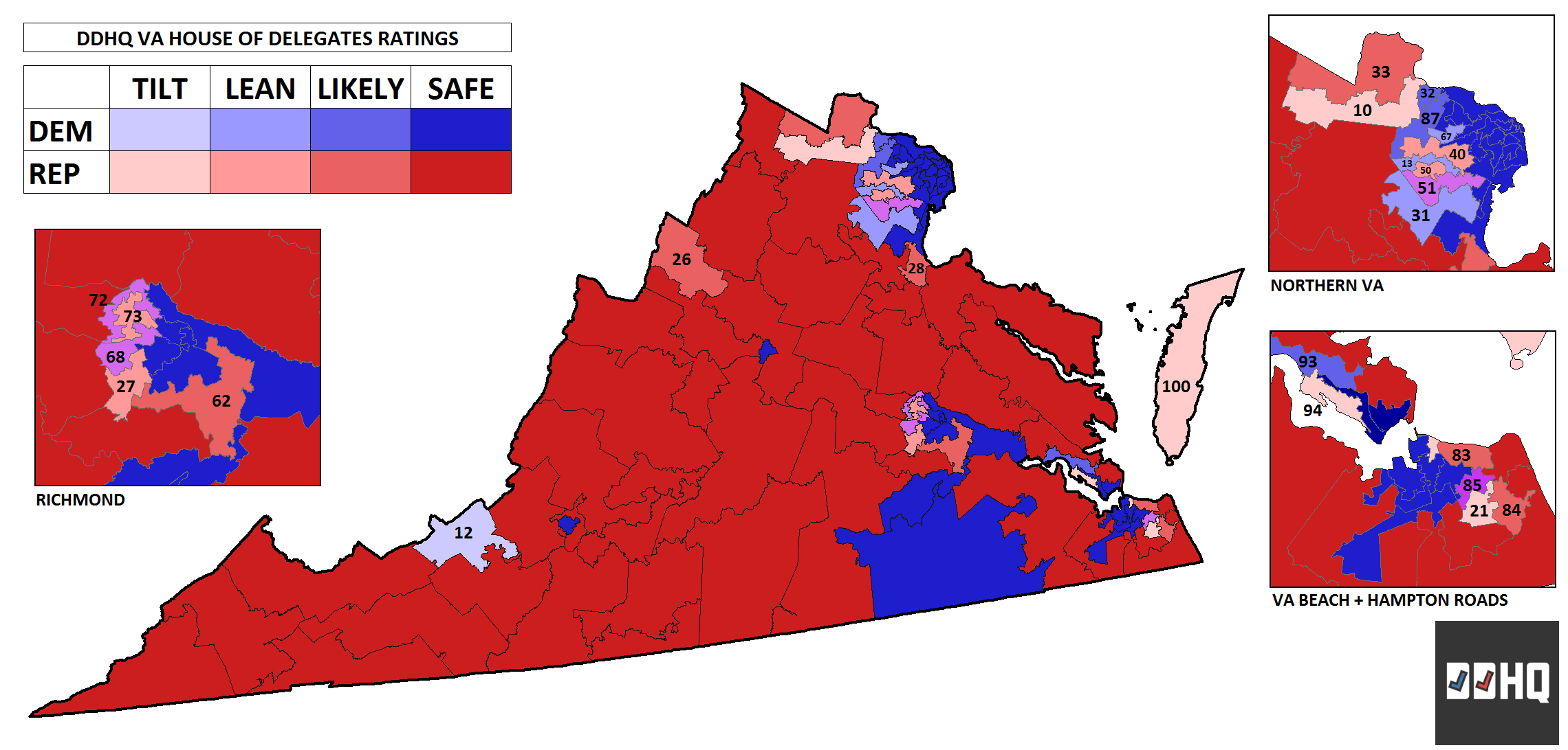 26 Virginia House Of Delegates Map Map Online Source