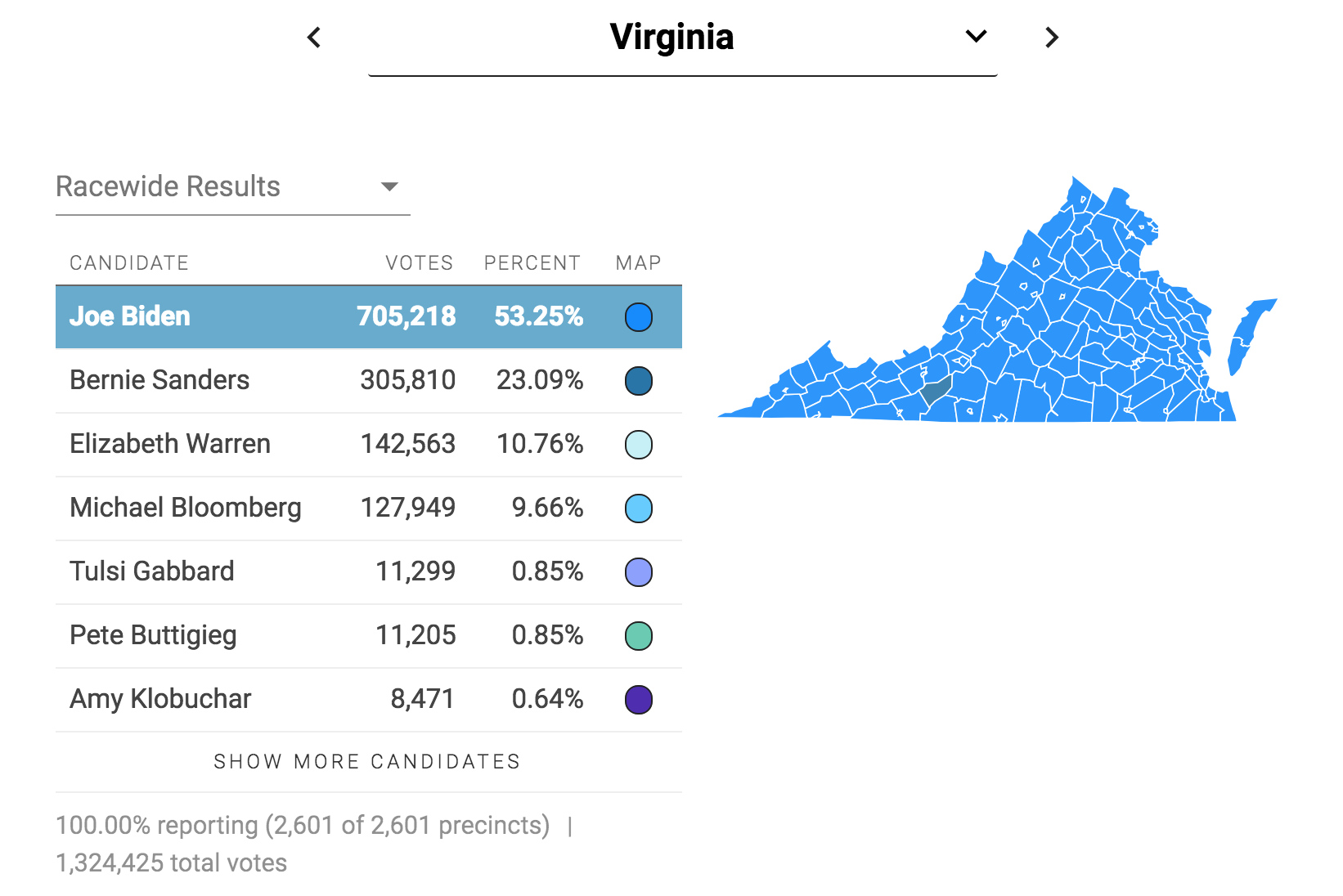 Huge turnout in Virginia Democrat primary The Bull Elephant