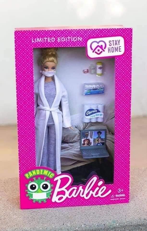 pandemic barbie doll amazon