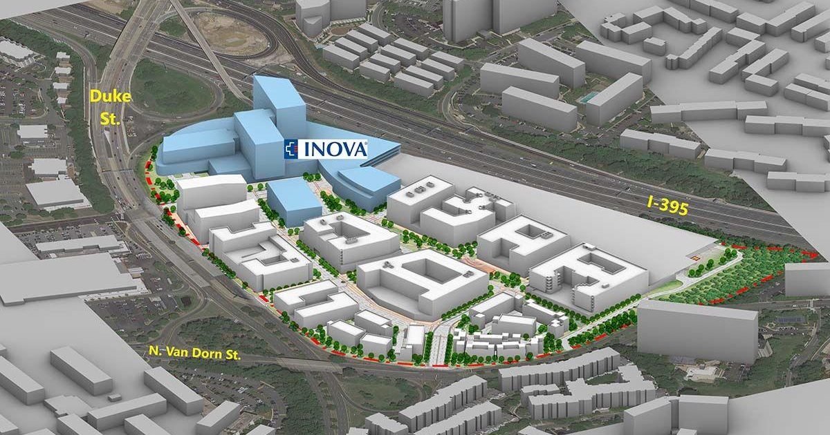 Inova plans major new hospital, offices at Alexandria’s Landmark Mall