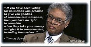 thomas Sowell on taking money from others