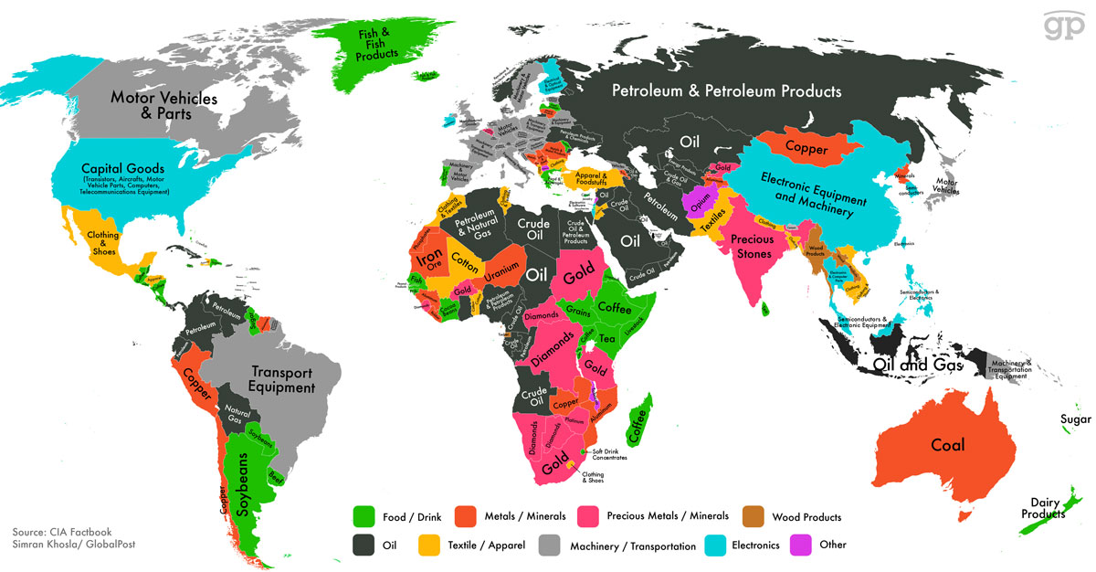 which-export-makes-your-country-the-most-money-map