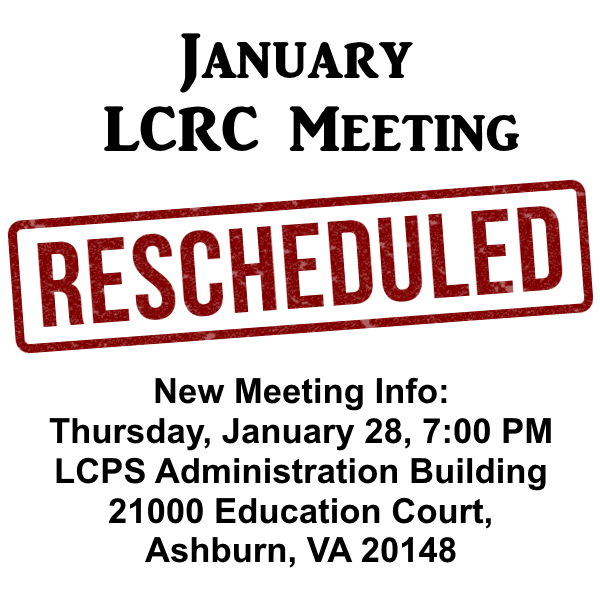 LCRC Meeting Cancelled Monday Night Rescheduled For Thursday The LCRC Meeting Cancelled Monday Night Rescheduled For Thursday The