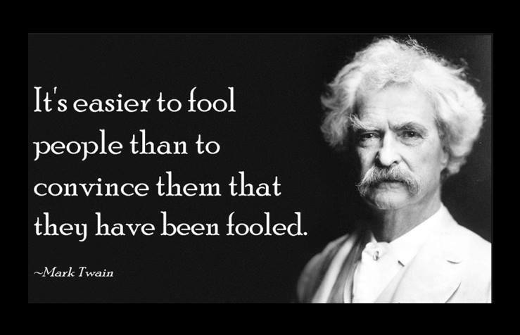 Mark Twain Fooling People