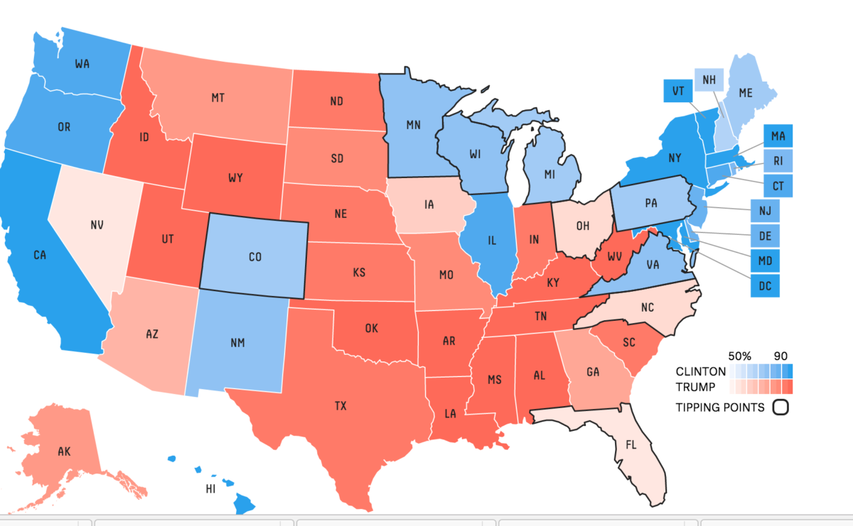 Maryland Now the Bluest of Blue States, Alabama the Reddest of the Red ...