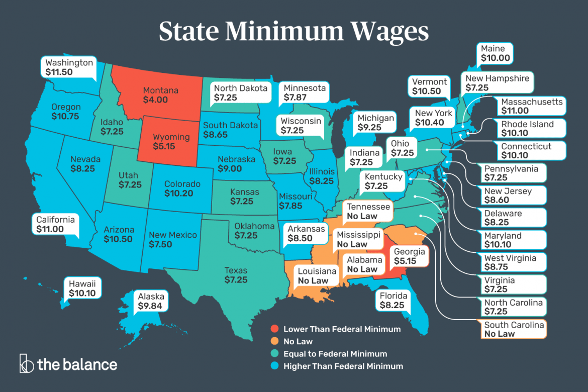 Virginia Minimum Wage 2024 Hourly Rate Chart Kayle Melanie